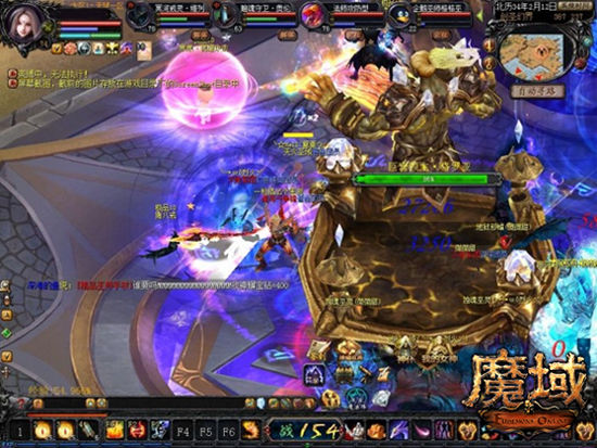 万人齐撸！《魔域》新资料片世界BOSS解密