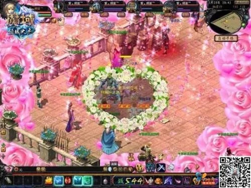 魔域自主打造私服时尚，魔幻白玫瑰花束绽放独特魅力